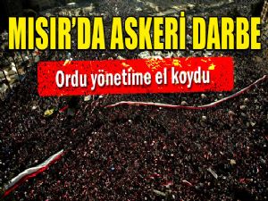 <font color=red>MISIR'DA ASKER YÖNETİME EL KOYDU </font>