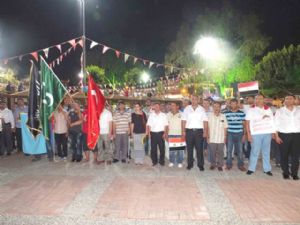 <font color=red>ANTALYA'DA SURİYE ve MISIR PROTESTOSU</font>