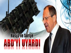 <font color=red>RUSYA ve SURİYE ABD'Yİ UYARDI</font>