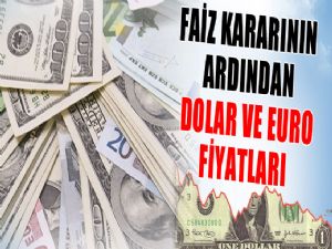 FAİZ KARARINDAN SONRA DÖVİZ SAKİNLEŞTİ