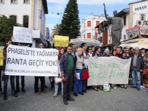 ANTALYA'DA PHASELİS İÇİN KOZALAKLI EYLEM