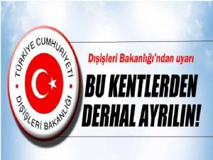 BU KENTLERDEN DERHAL AYRILIN