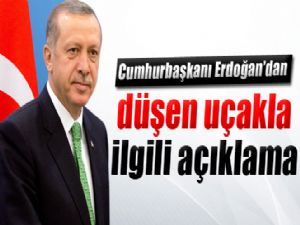 CUMHURBAŞKANI ERDOĞAN'DAN F-16 AÇIKLAMASI