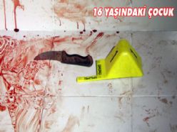 16 YAŞINDA EV SAHİBİNİN BOĞAZINI KESTİ 