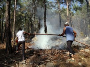 ANTALYA'DA YANGIN